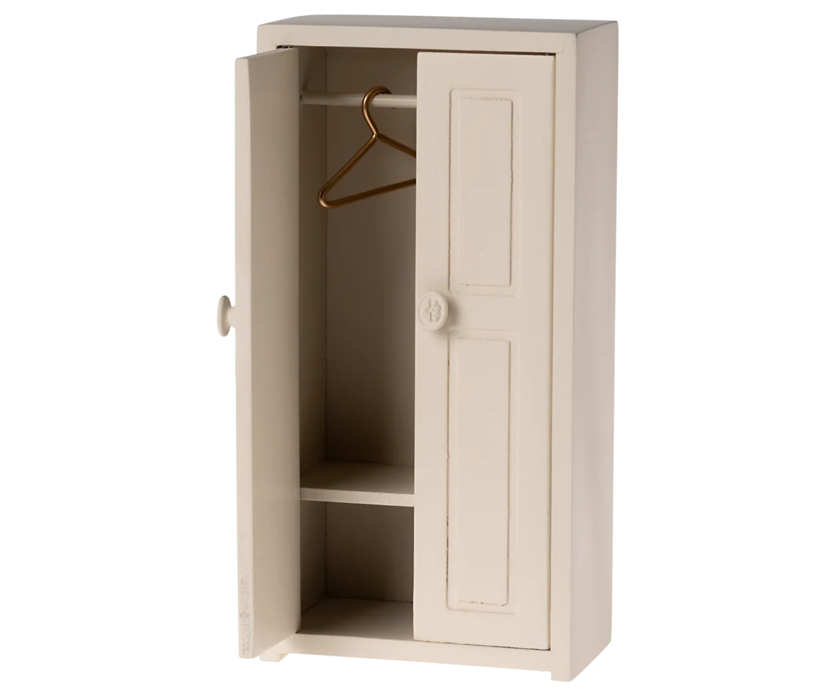 Maileg - Kleiderschrank Maus natur