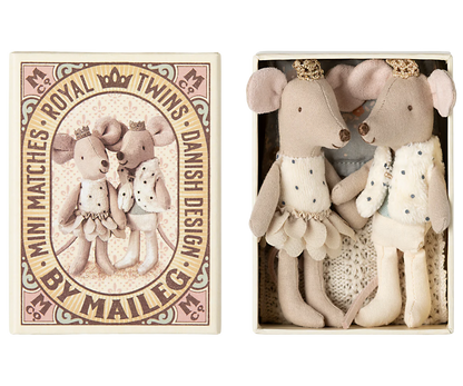Maileg -  Königliche Zwillingsmäuse in Box