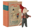 Maileg - Weihnachtsmaus "Baby im Buch"