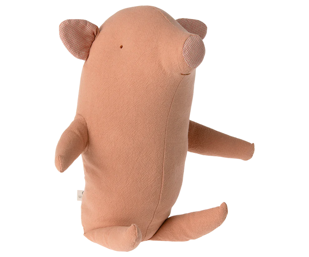 Maileg - Trüffelschwein Medium rosa aus Baumwolle/  Leinen