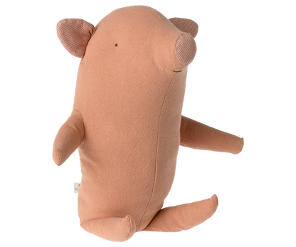 Maileg - Trüffelschwein Medium rosa aus Baumwolle/  Leinen