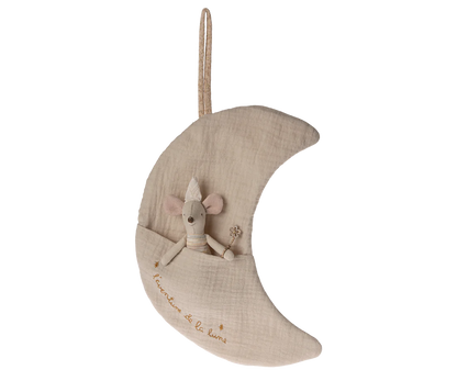 Maileg -  Wand-Deko Mond mit Tasche