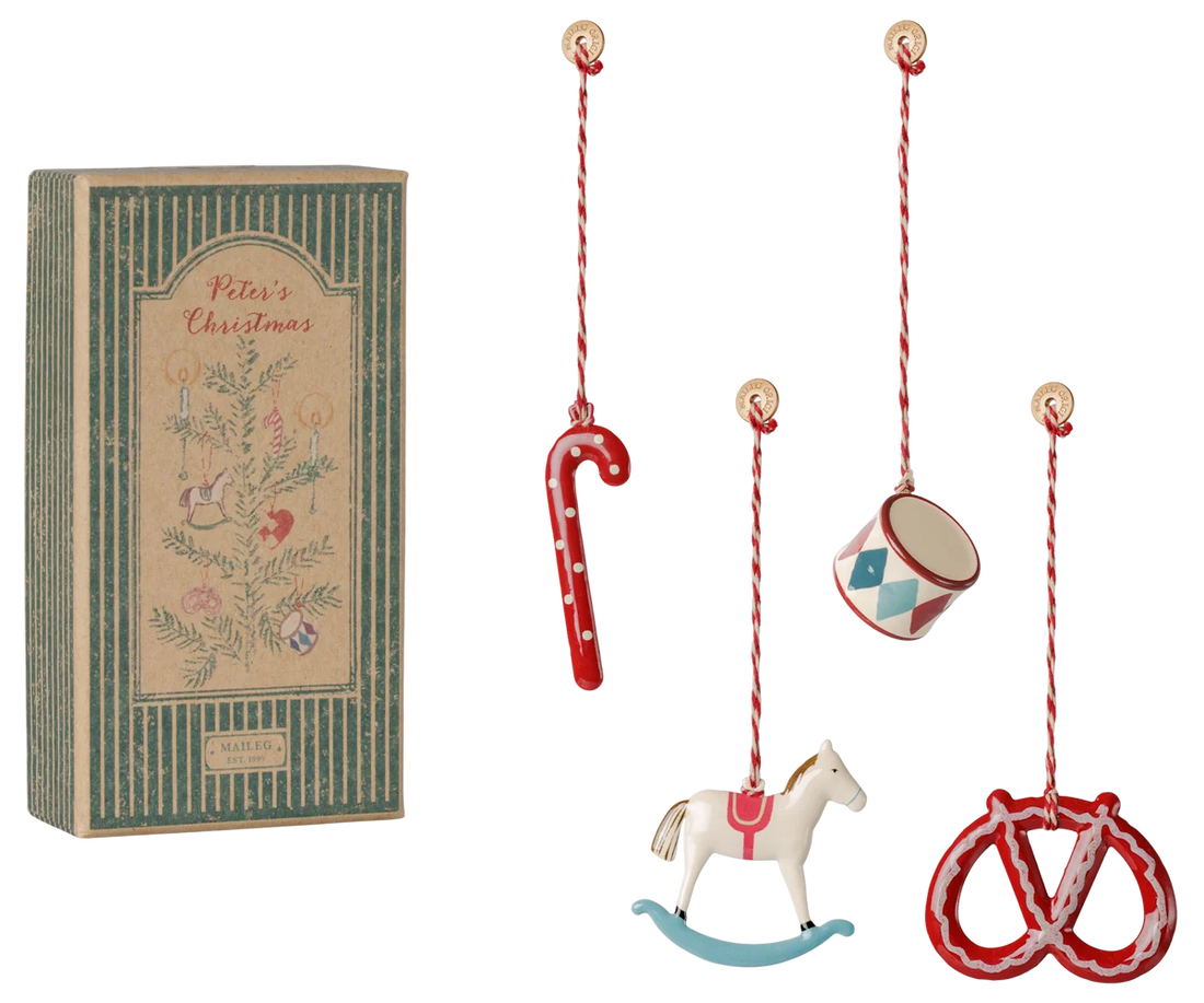 Maileg - Weihnachtsbaumschmuck-Set "Peter´s Christmas" - AURYN Shop