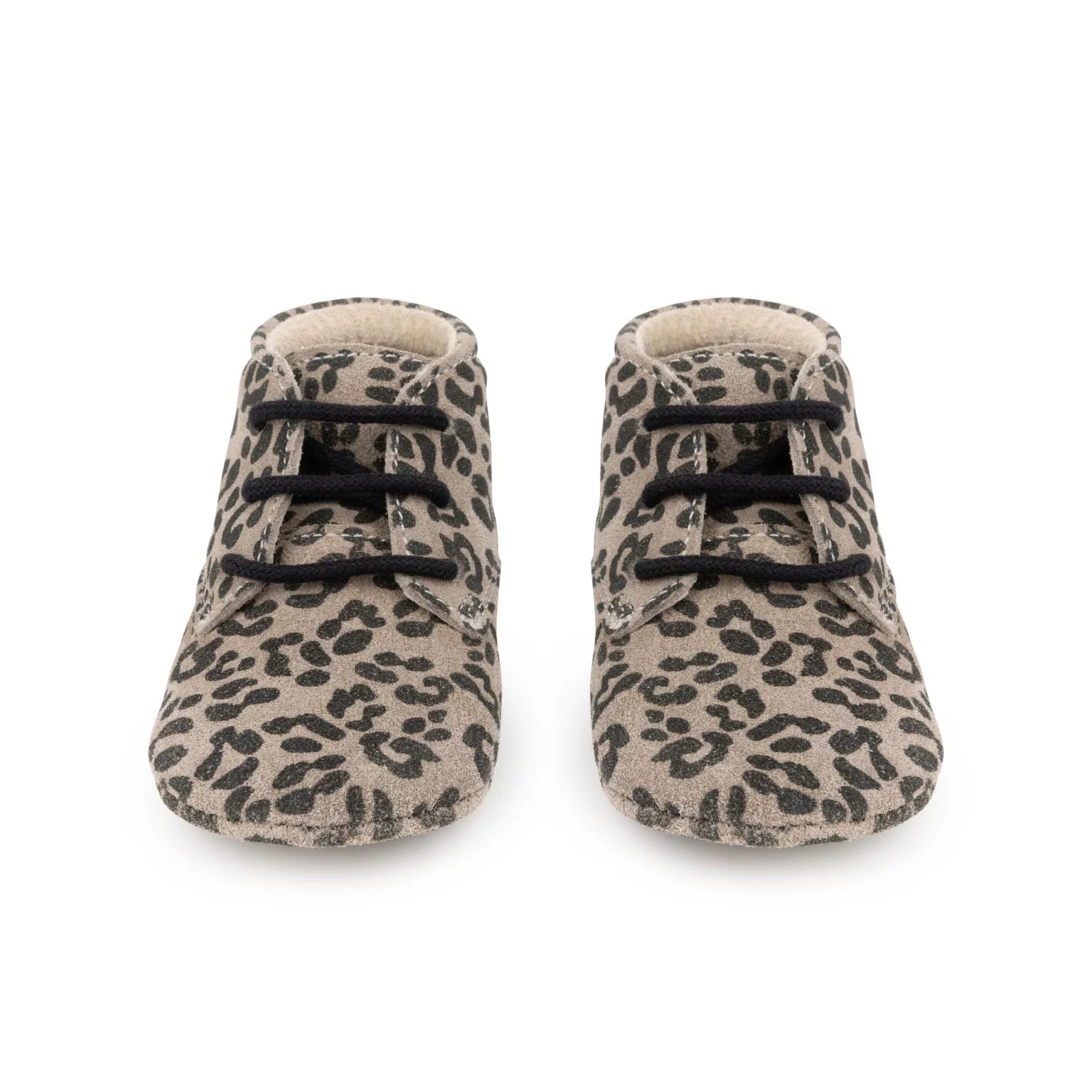 Mavies - Baby klassiche Stiefel Leo-Print grau