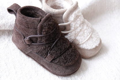 Mavies - Baby Teddystiefel Sand