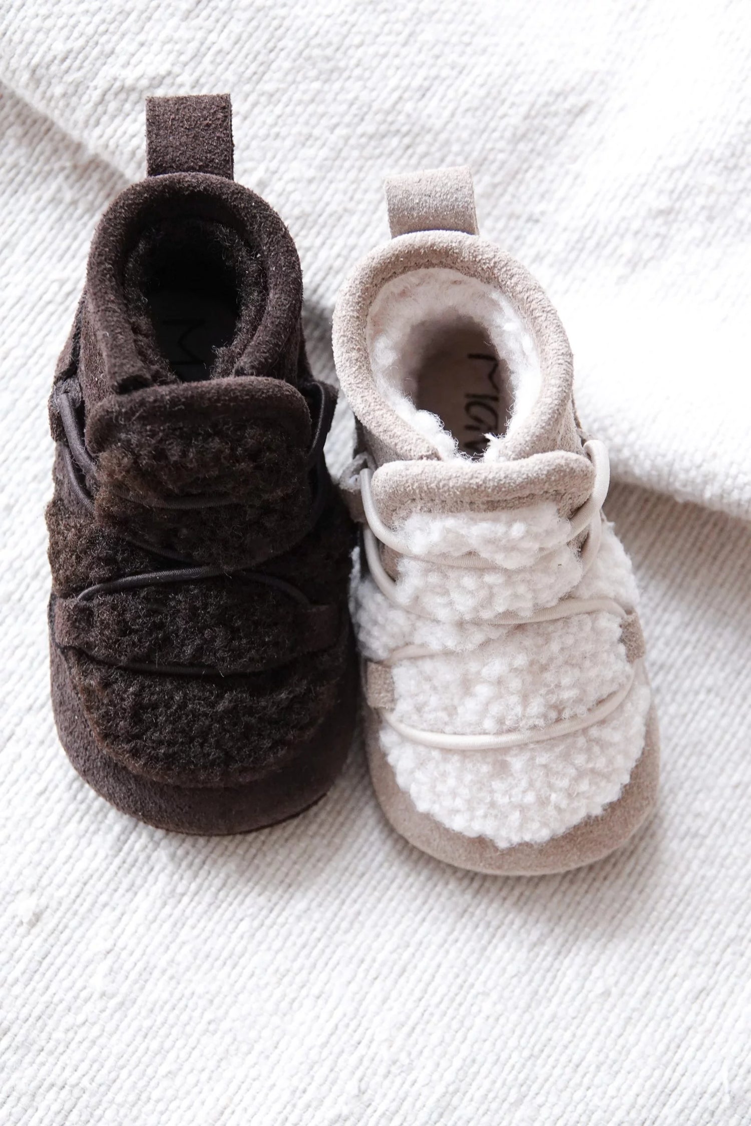 Mavies - Baby Teddystiefel Sand