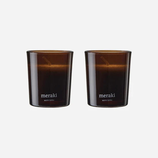 Meraki - Duftkerze Warm Tonka klein