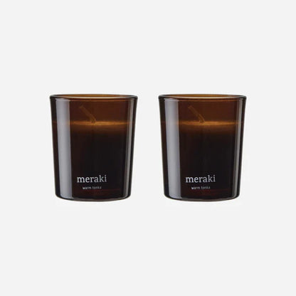 Meraki - Duftkerze Warm Tonka klein