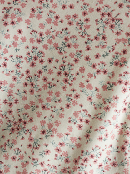 Minymo - Babybody kurzarm Blümchen rosa