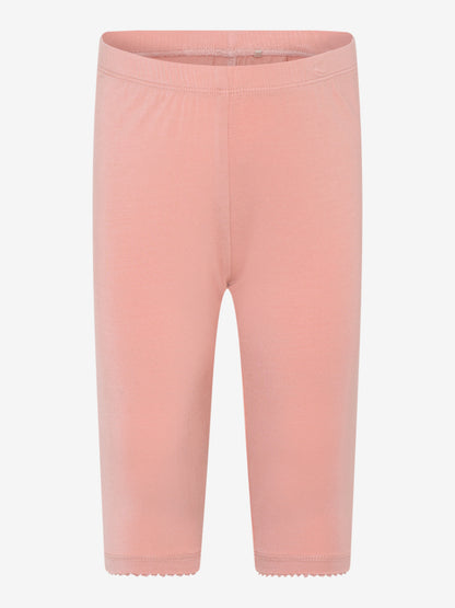 Capri-Leggings von MINYMO aus unifarbener und weicher Viskose mit Bambus. 