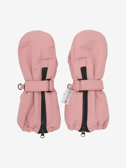 Minymo - Kinder Fäustlinge wasserdicht rosa