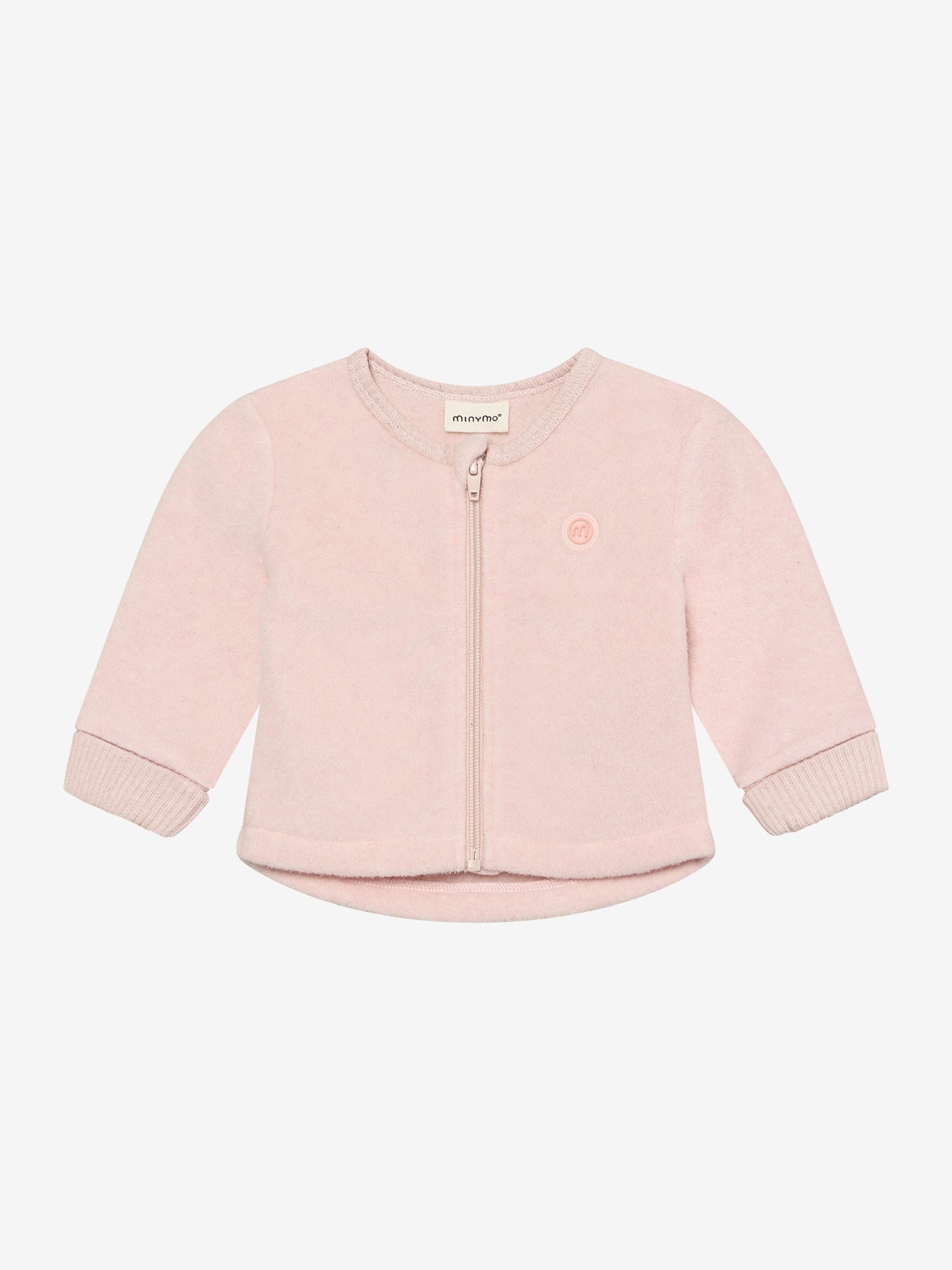 Minymo - Baby Fleecejacke rosa