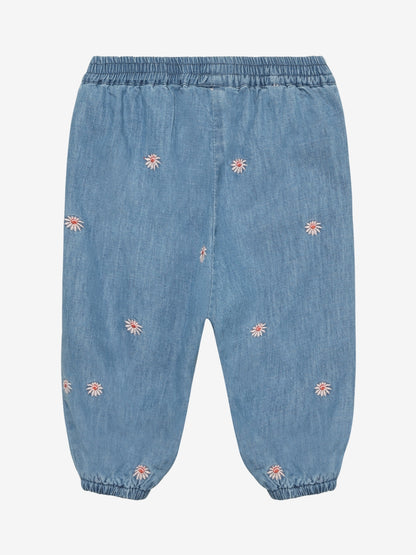 Minymo - Baby Hose mit Blumen