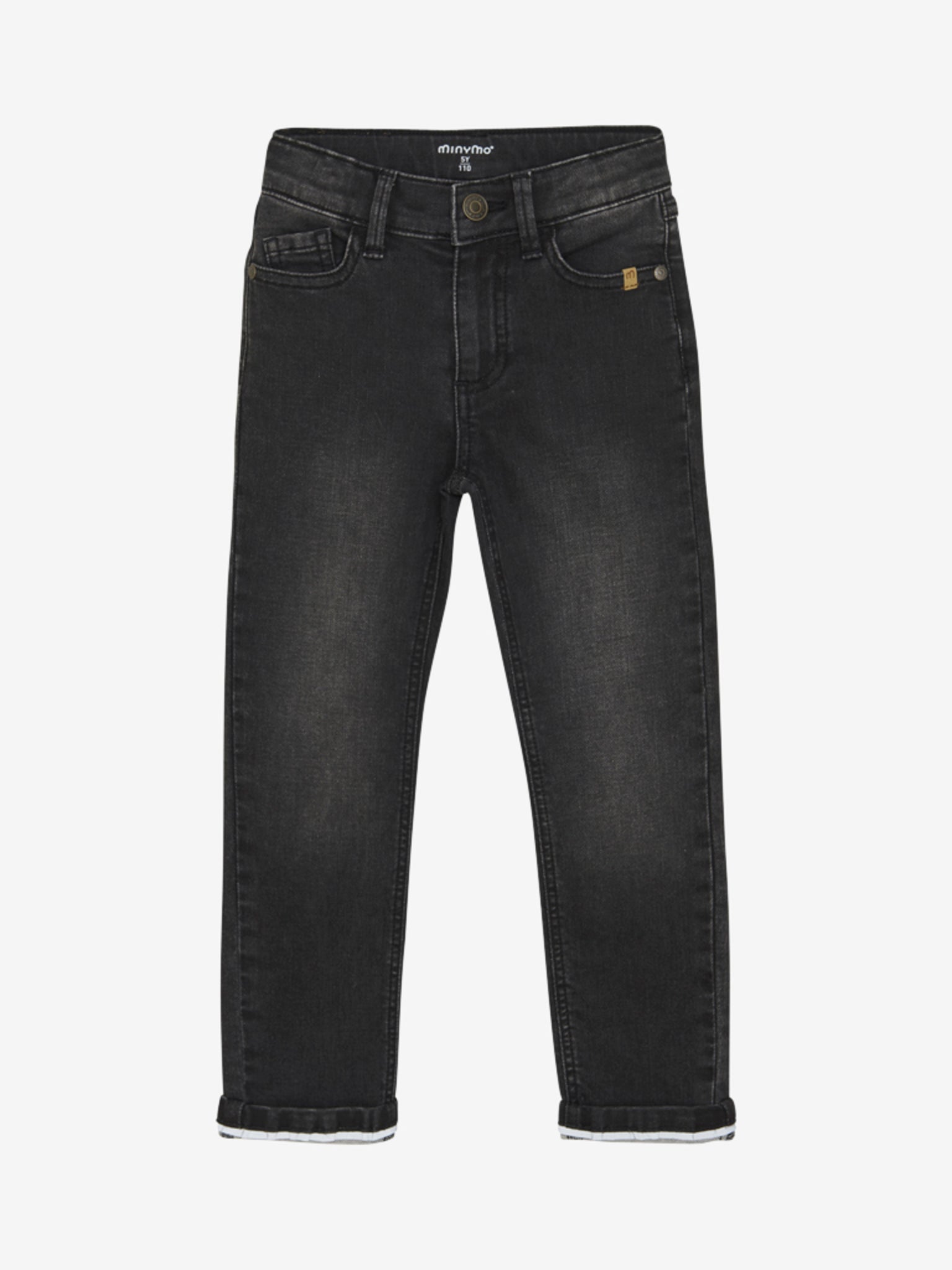Schöne Jeanshose von Minymo. Die Hose ist aus einer weichen Baumwollmischung gefertigt. Die Hose hat sowohl vorne als auch hinten Taschen