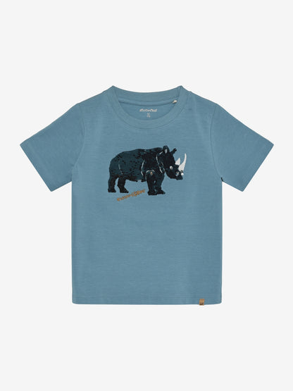 Minymo - Kinder T-Shirt Nashorn-Print