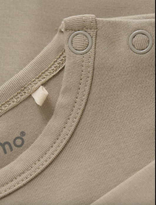 Minymo - Babybody langarm beige