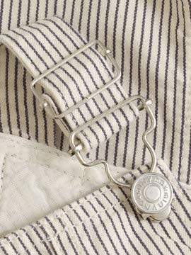 Minymo - Baby Latzhose gestreift