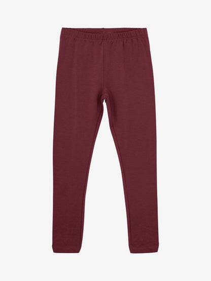 Schöne Leggings im Denim-Look von Minymo. Die Leggings sind aus einem weichen Baumwollgemisch gefertigt, das sich angenehm auf der Haut anfühlt.
