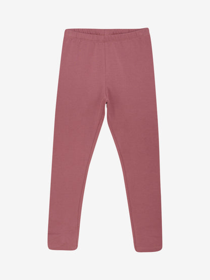 Schöne unifarbene Sweatleggings von Minymo. Die Leggings sind aus einem weichen Baumwollgemisch gefertigt. 