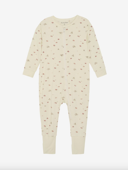 Schlafanzug mit Allover-Print für Mädchen und Jungen von Minymo. 