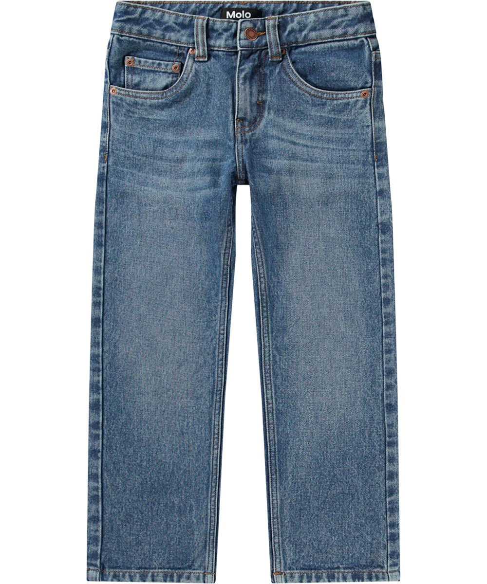 Coole Jeans aus 100% Baumwolle für Mädchen und Jungen von Molo.
