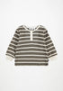 Molo - Baby Langarmshirt Baumwolle (Bio) braun gestreift