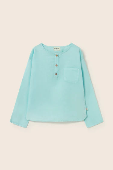 My Little Cozmo - Baby Langarmshirt ALDER blau