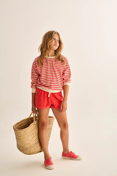 My Little Cozmo - Kinder Langarmshirt ZEN rosa-rot