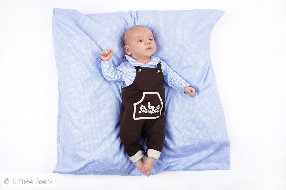 P. Eisenherz - Babystrampler mit Trachten Strickerei - AURYN Shop