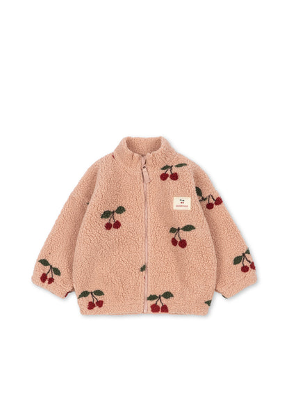Konges Slojd - Jody Kinder Teddyjacke Kirschen