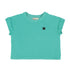 Cooles T-Shirt aus Bio-Frottee-Baumwolle mit Aufdruck für Mädchen und Jungen von Piupiuchick.
