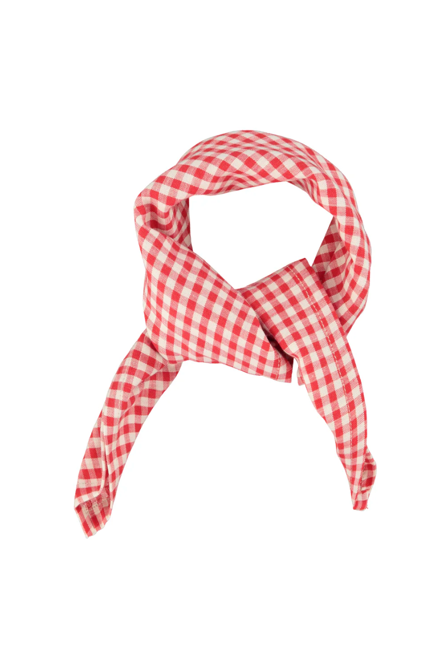 Piupiuchick - Kinder Bandana rot-weiß Baumwolle (Bio)