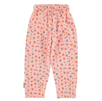 Piupiuchick - Kinder Hose Blumen rosa