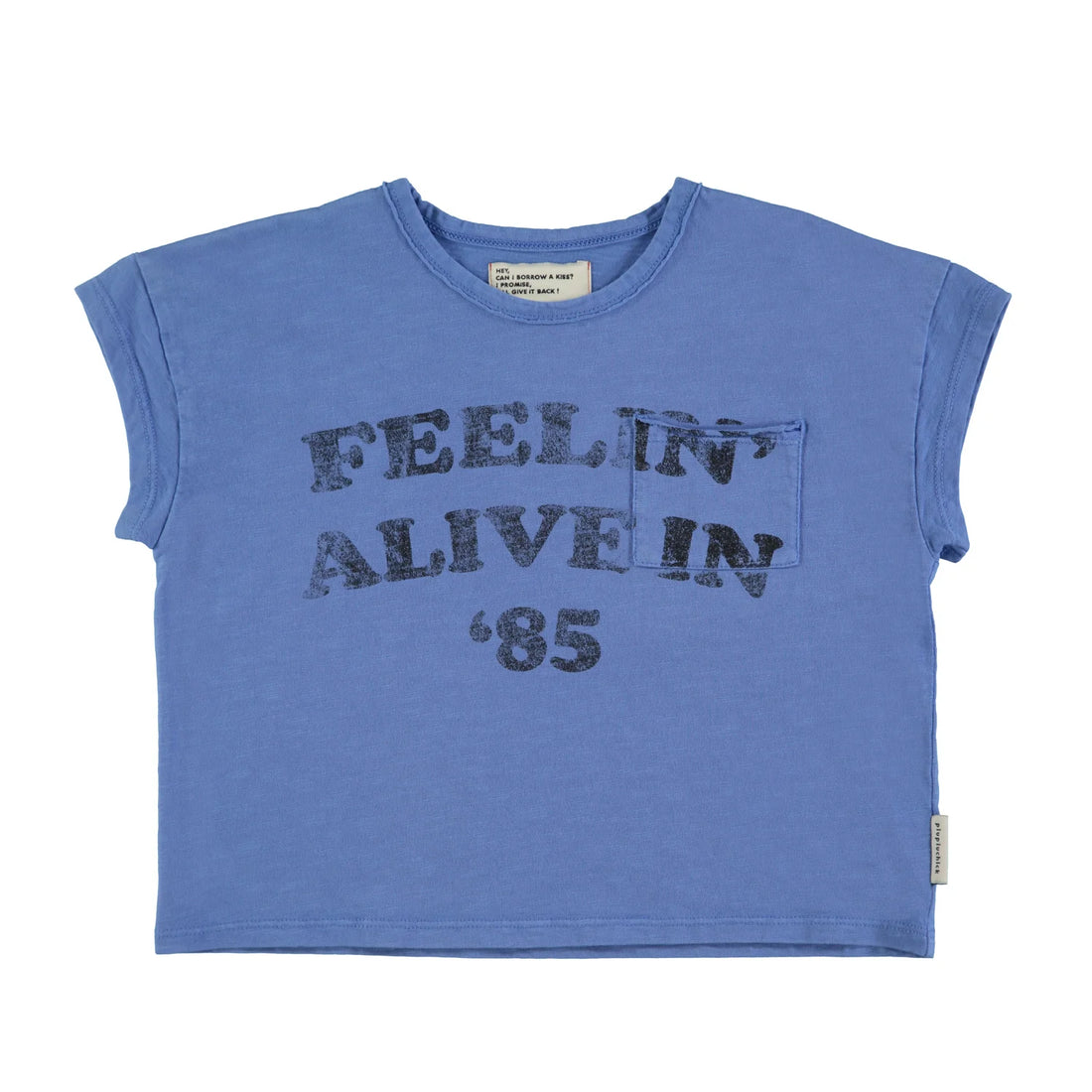 Cooles T-Shirt aus Baumwolle mit Aufdruck für Mädchen und Jungen von Piupiuchick.