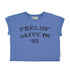 Cooles T-Shirt aus Baumwolle mit Aufdruck für Mädchen und Jungen von Piupiuchick.
