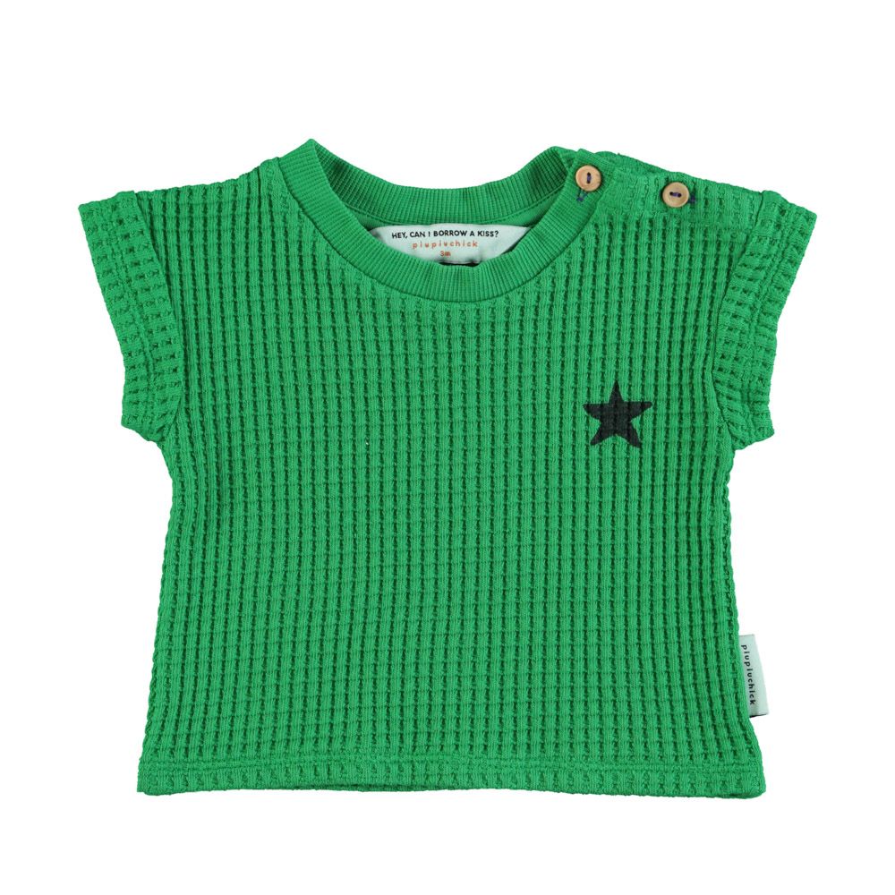 Süßes T-Shirt mit Druck aus Baumwolle für Mädchen und Jungen von Piupiuchick.