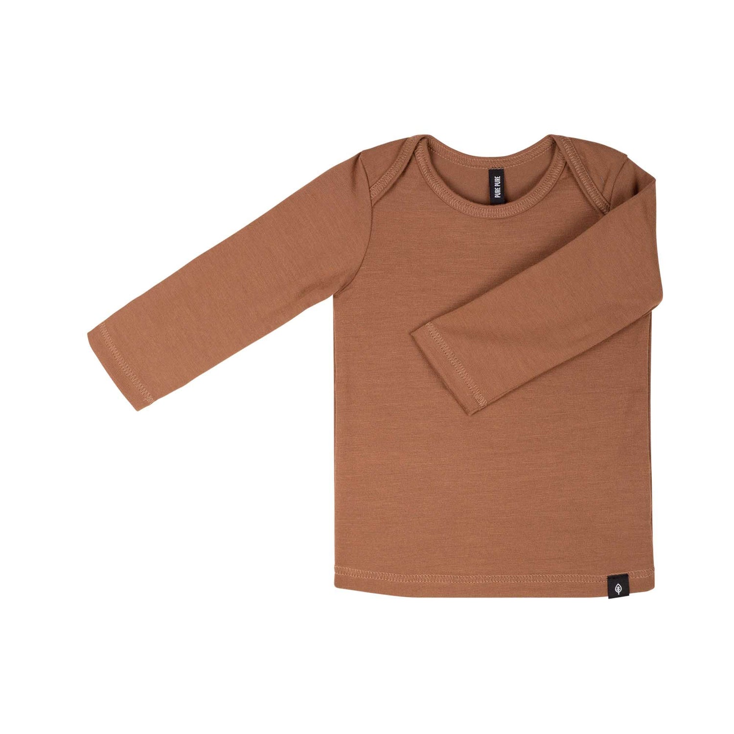 Pure Pure -  Baby Shirt aus Tencel braun