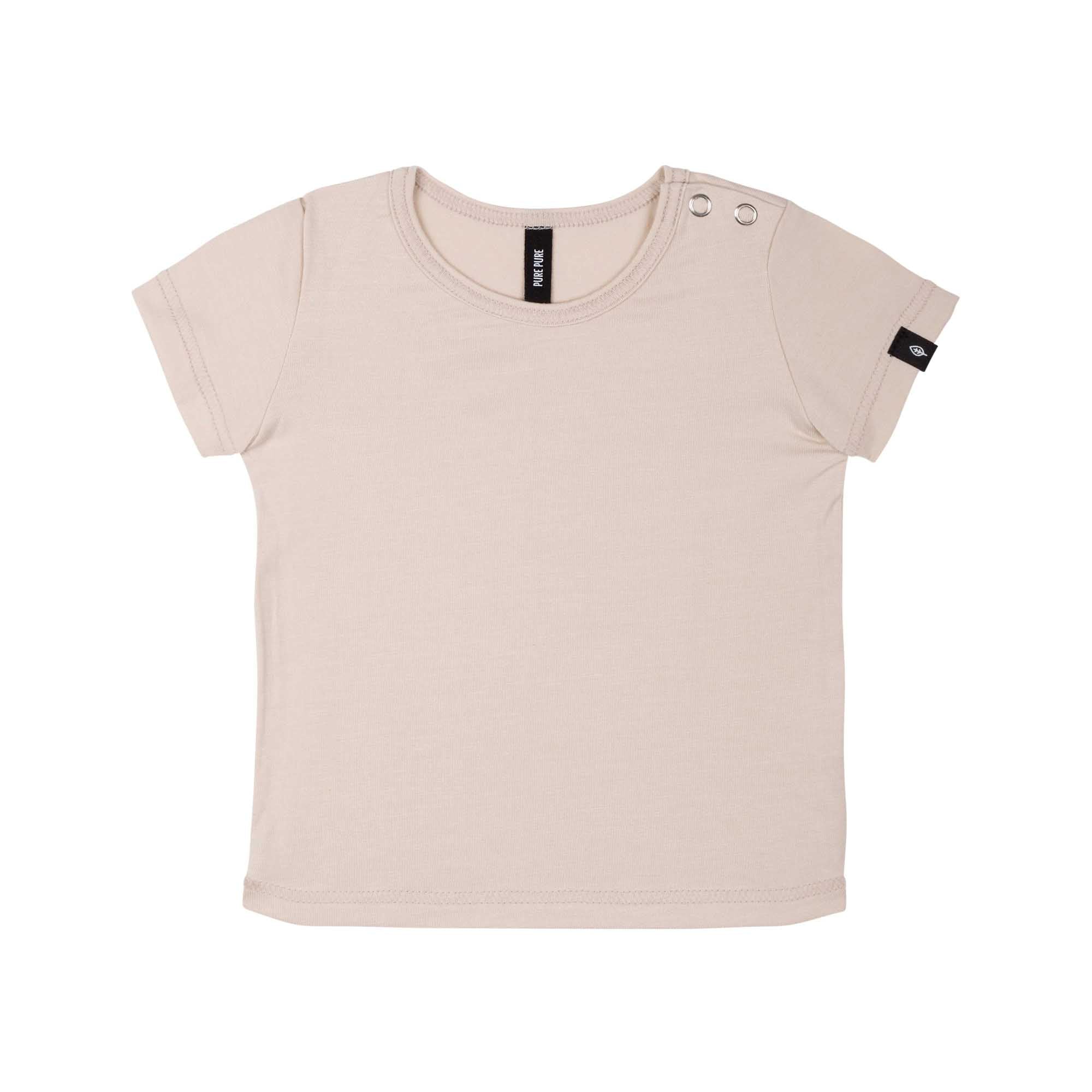 Pure Pure -  Baby T-Shirt aus Tencel beige