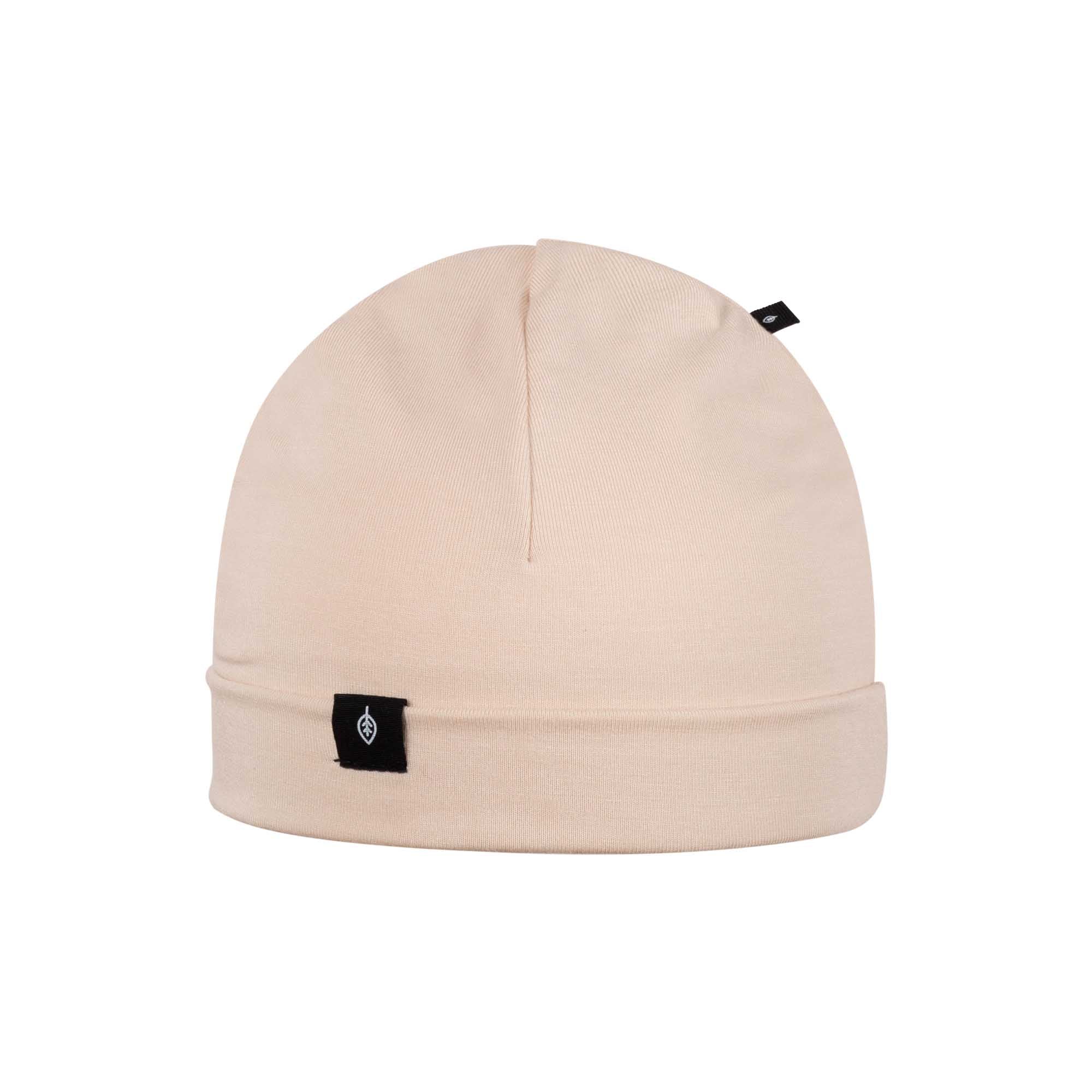 Pure Pure - Babymütze Umschlag Tencel beige