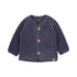 Pure Pure - Baby Jacke aus Schnurwolle in blau