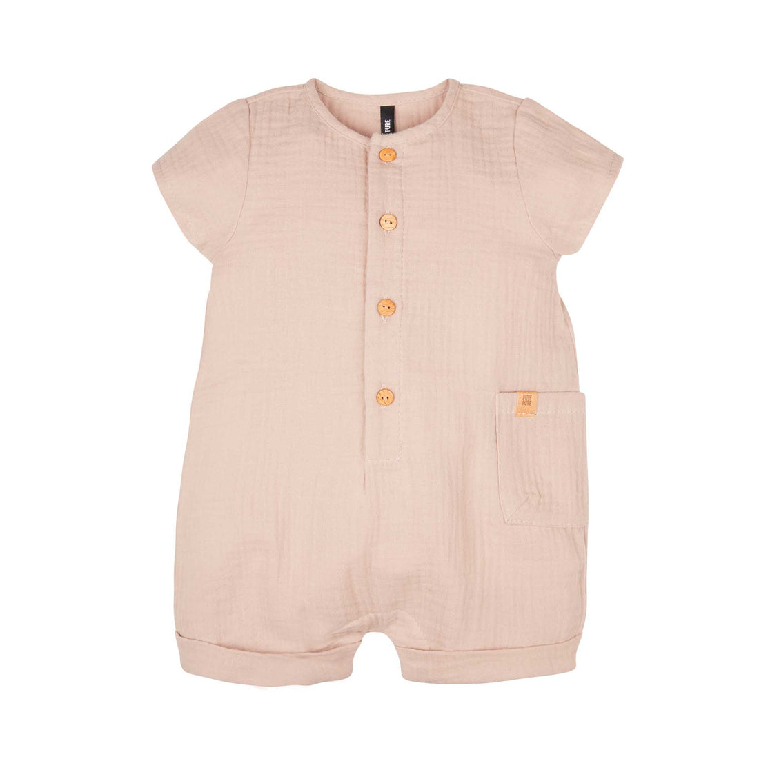 Pure Pure -  Baby Overall aus Baumwolle beige