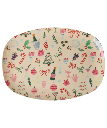 Rice - Melamine Teller Xmas Glamore groß