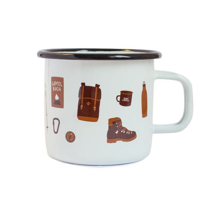 Roadtyping - Emaille Tasse Gipfelstürmer