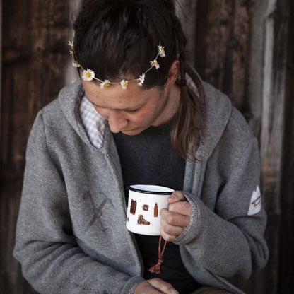 Roadtyping - Emaille Tasse Gipfelstürmer