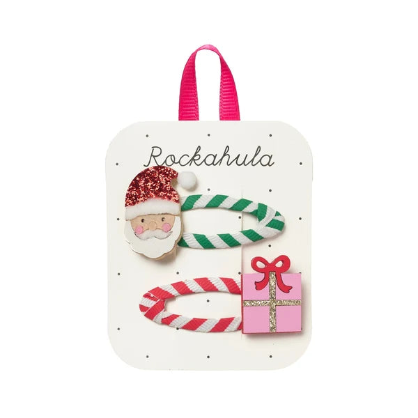 Rockahula - Haarspangen Santa &amp; Geschenk, 2er Set