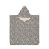 Rose in April - kinder Poncho aus Baumwolle leoprint