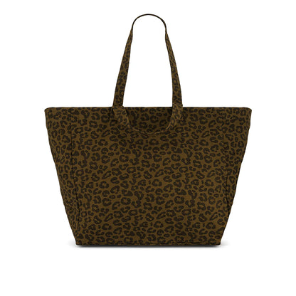Rose in April - Tote Bag Elisa leoprint olive/ schwarz