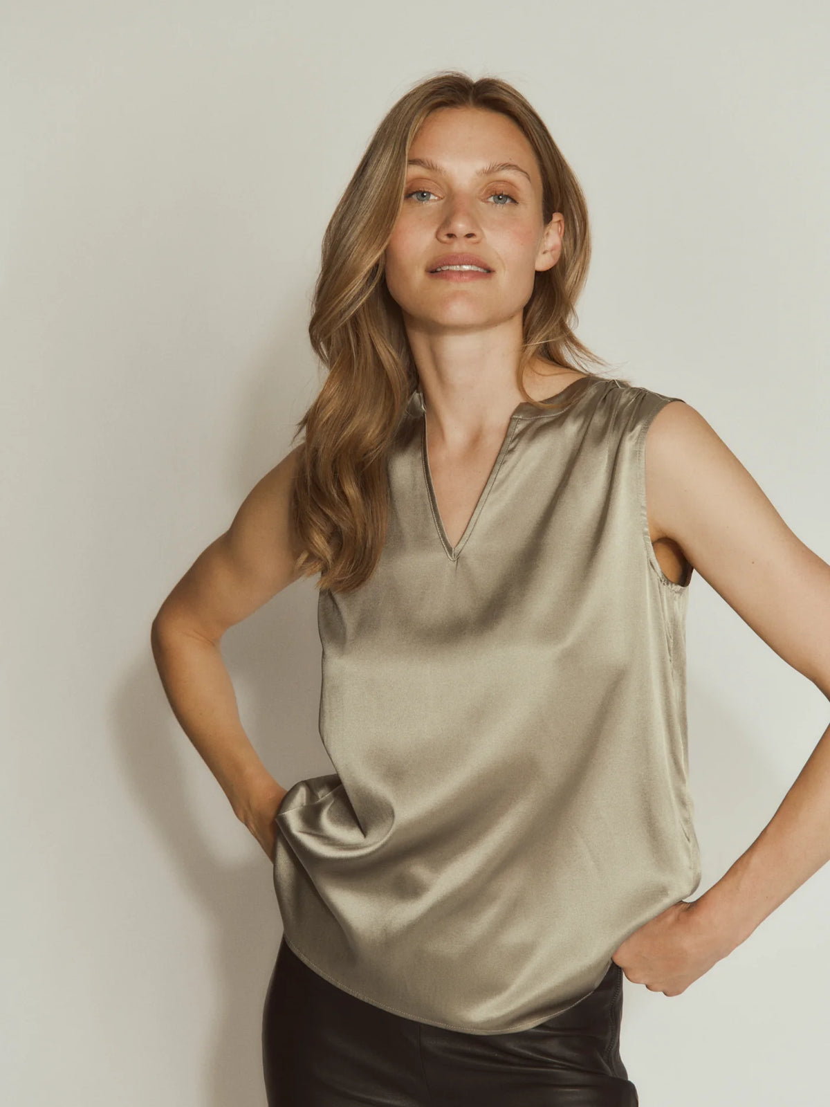 Rosemunde - Jade Bluse braun