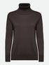 Weicher Pullover mit Rollkragen. Der Pullover ist aus einer Mischung aus Kaschmir und Wolle gefertigt, was ihn weich und angenehm zu tragen macht.
