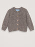 Süße Baby Strickjacke aus Alpaka Wolle in beige von Serendipity
